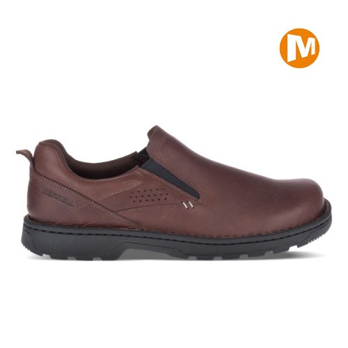 Merrell World Legend 2 Moc Slip-On Schuhe Herren Schokolade [DE-RAGMJ]